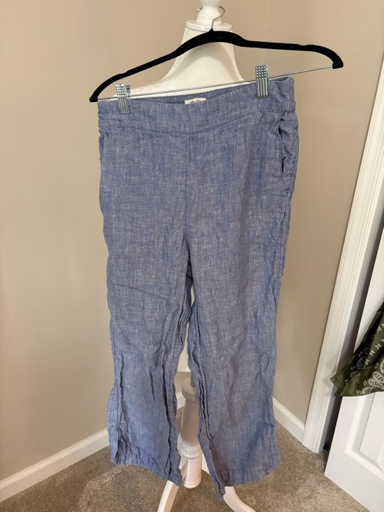 Christian Siriano Pants - Christian Siriano Light Chambray Linen Pants